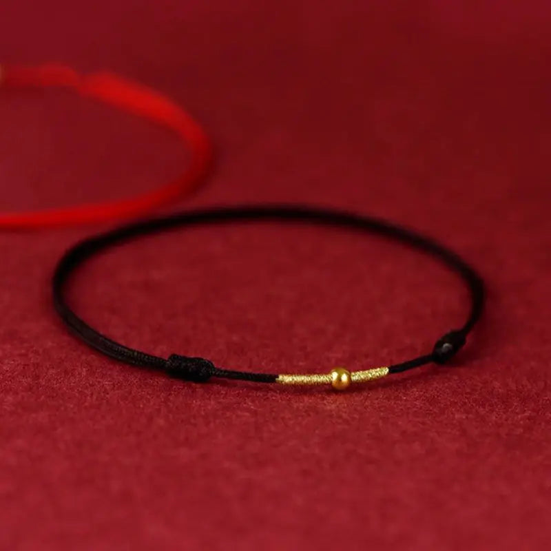 Fourleaf Grass Simple Woven Hand Rope Bracelet